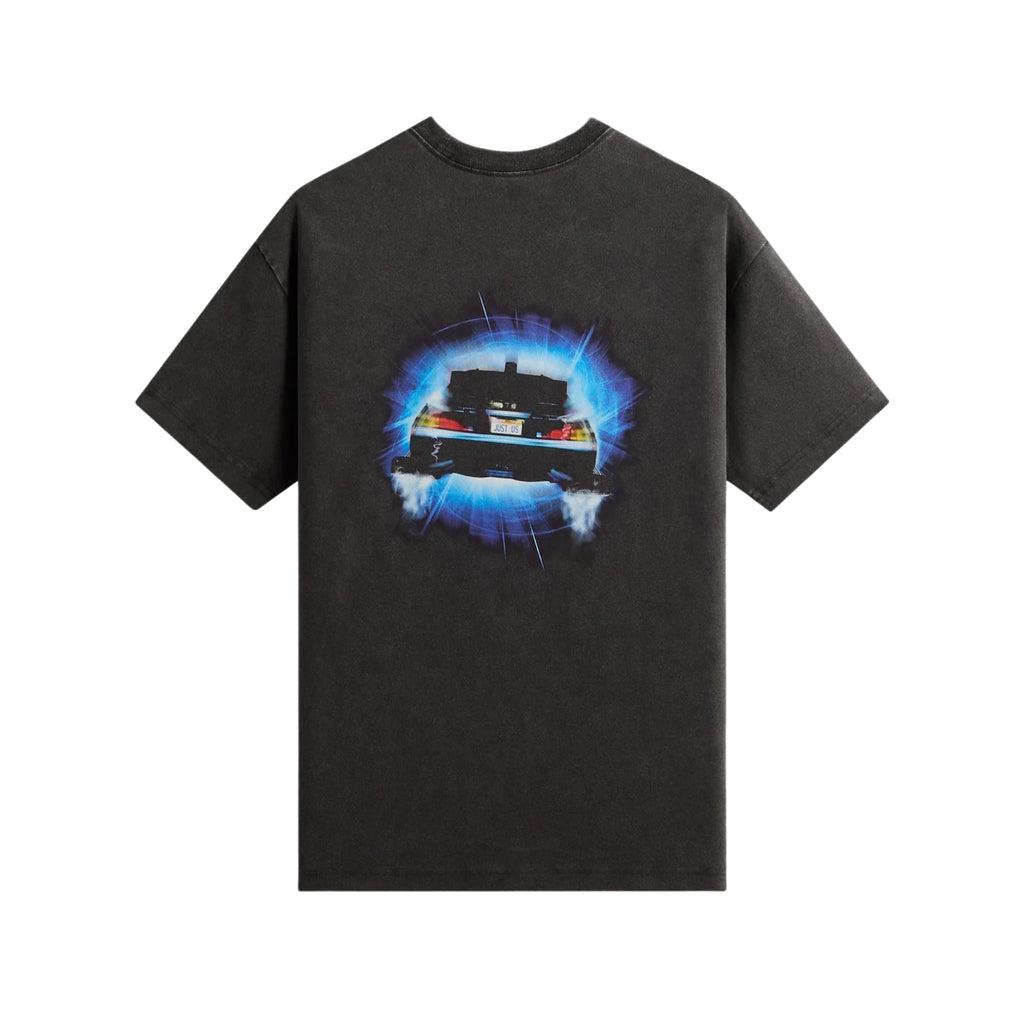 KITH FOR BACK TO THE FUTURE DELOREAN FRONT BACK VINTAGE TEE