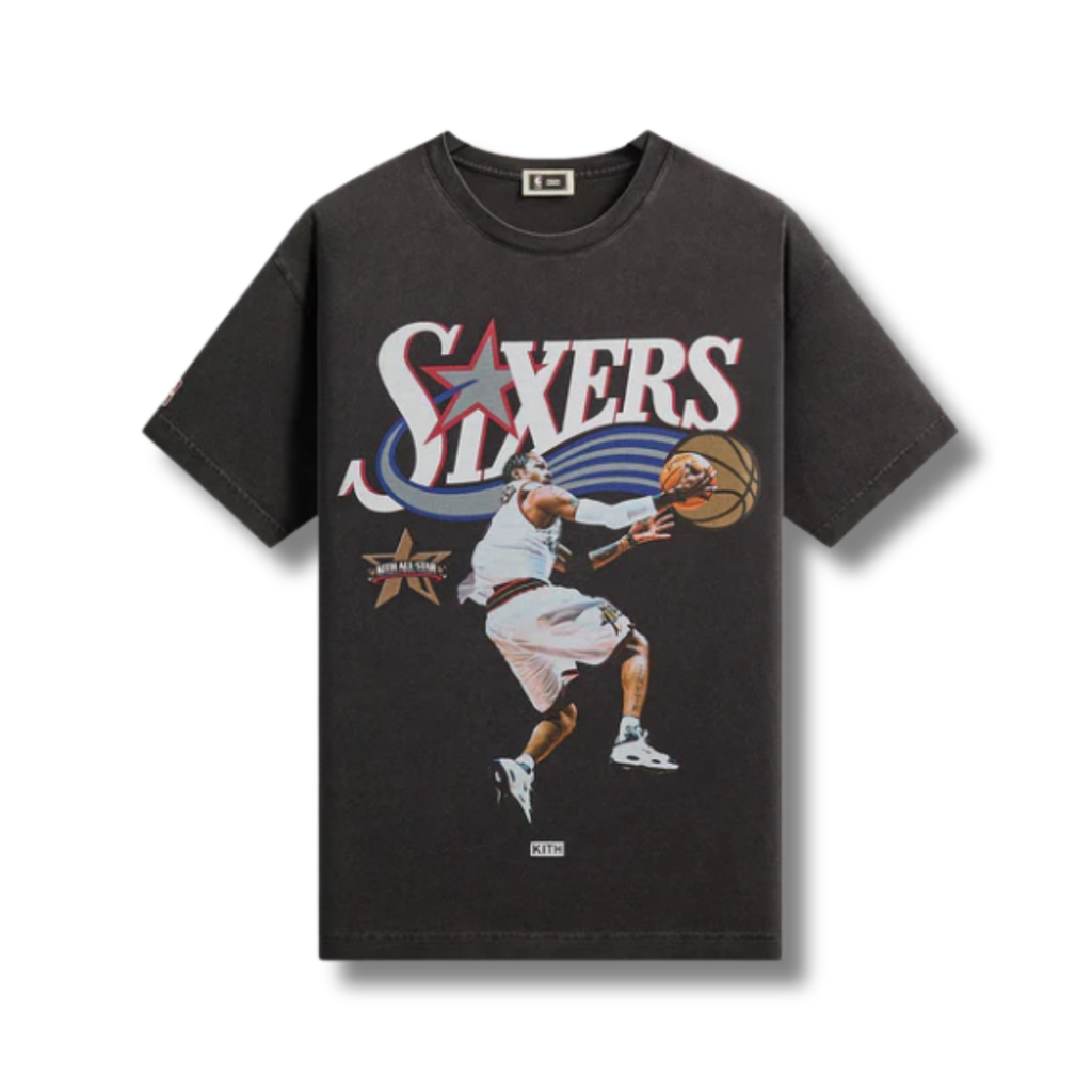 KITH X 76ERS ALLEN IVERSON VINTAGE TEE