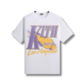 KITH X LAKERS RETRO BALL BOXY VINTAGE TEE