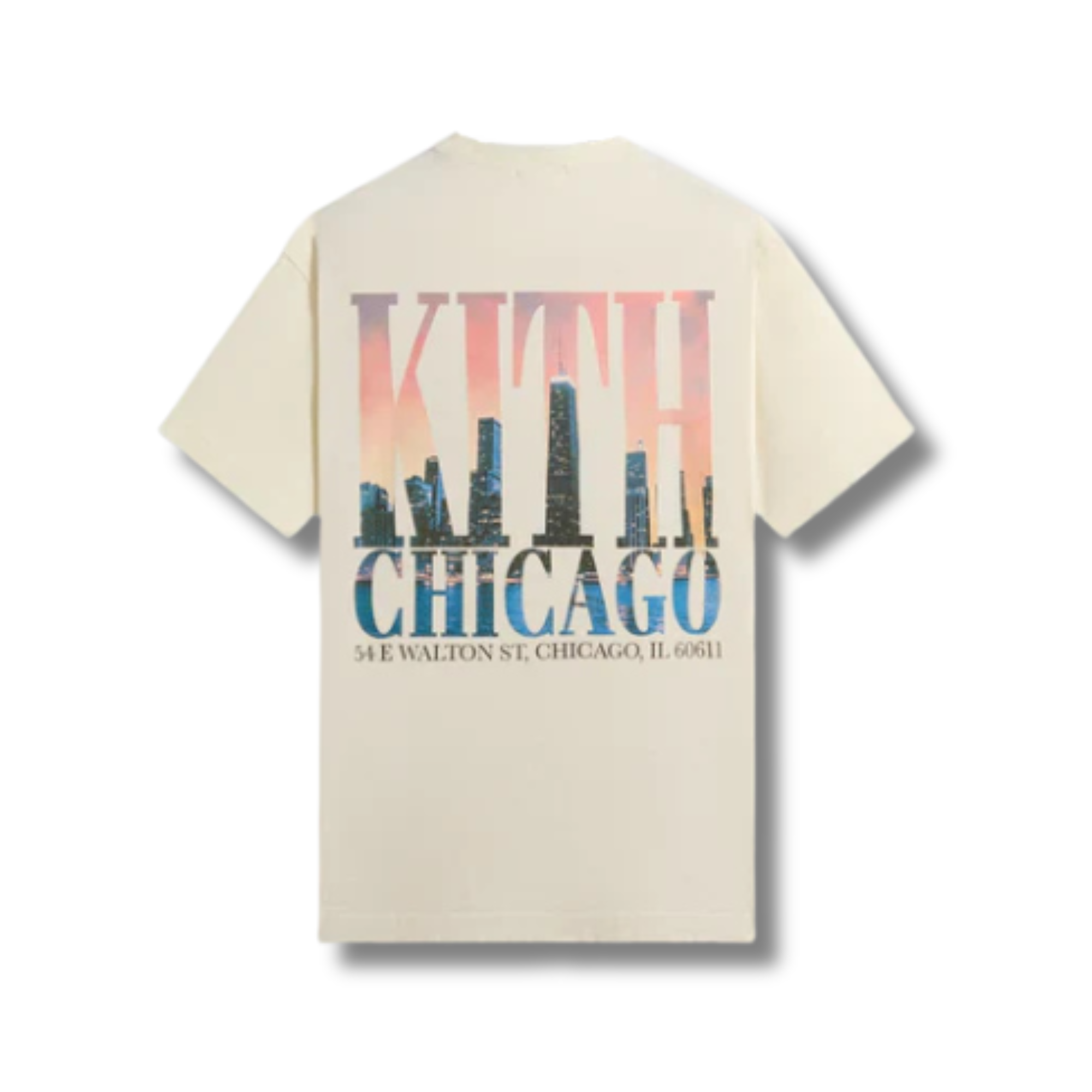 KITH CHICAGO SKYLINE VINTAGE TEE