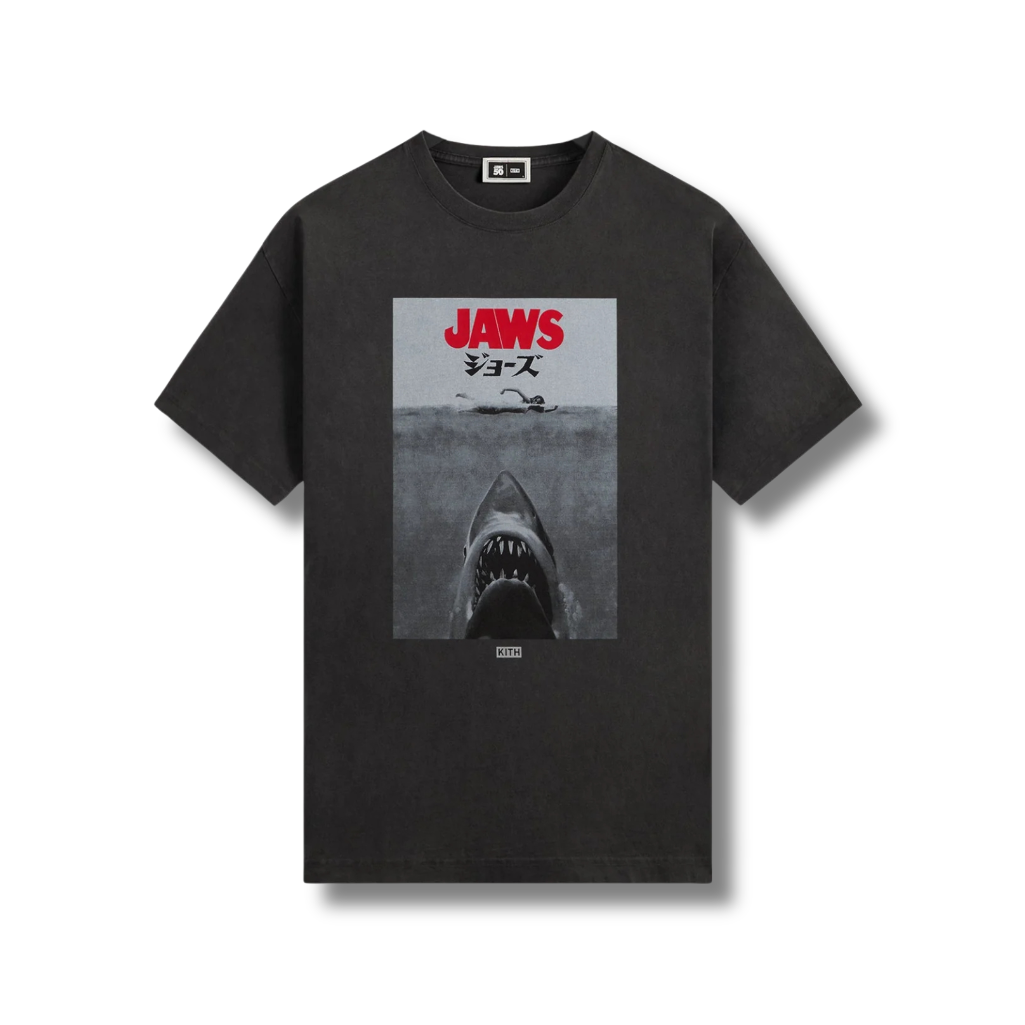KITH FOR JAWS JAPANESE POSTER VINTAGE TEE