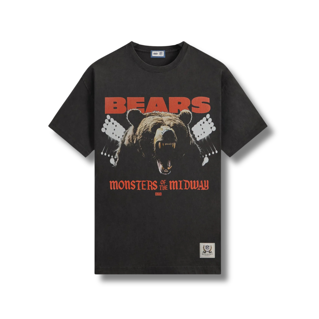 KITH FOR THE NFL CHICAGO BEARS PHOTO VINTAGE JONES TEE