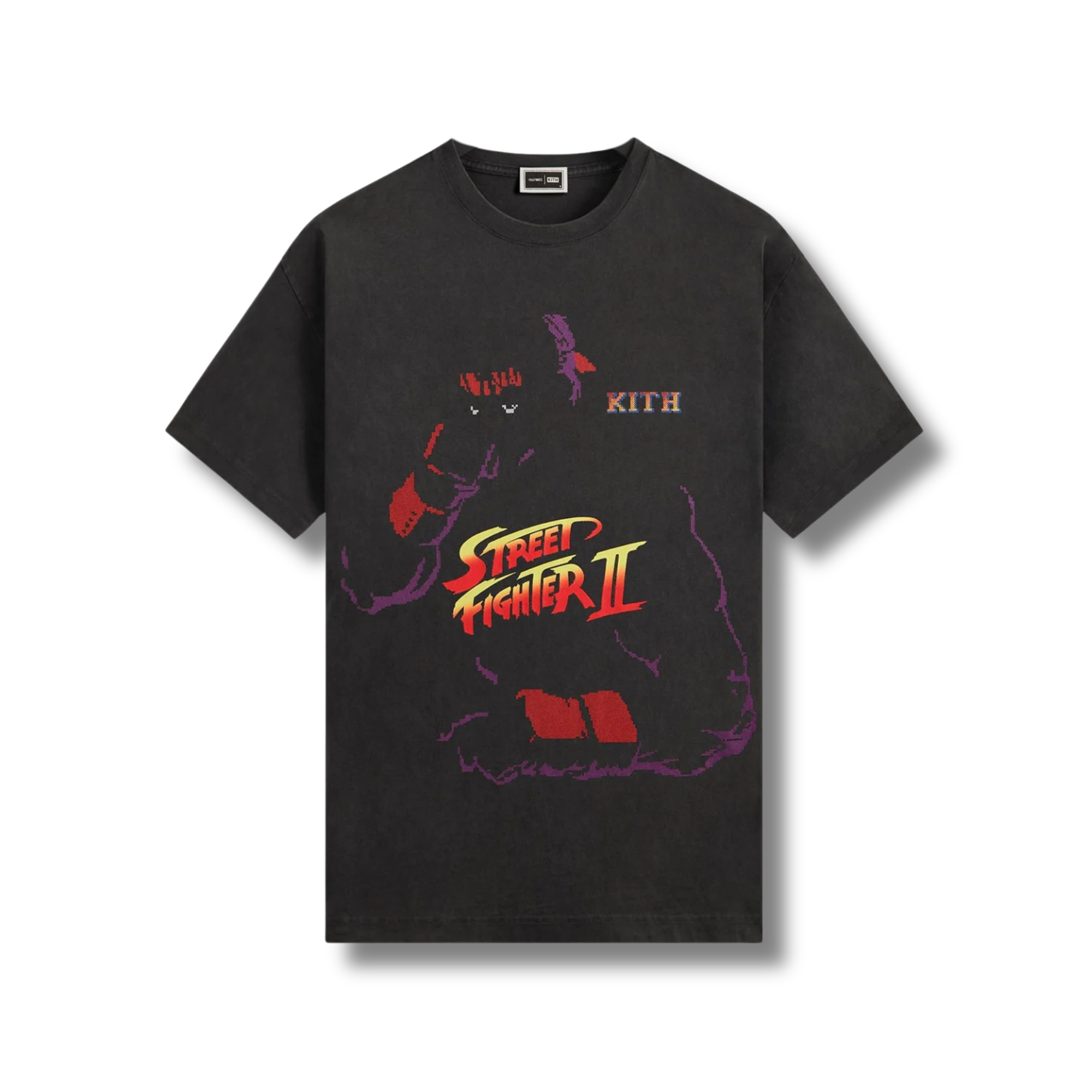 KITH X CAPCOM RYU NEEDLE POINT VINTAGE TEE