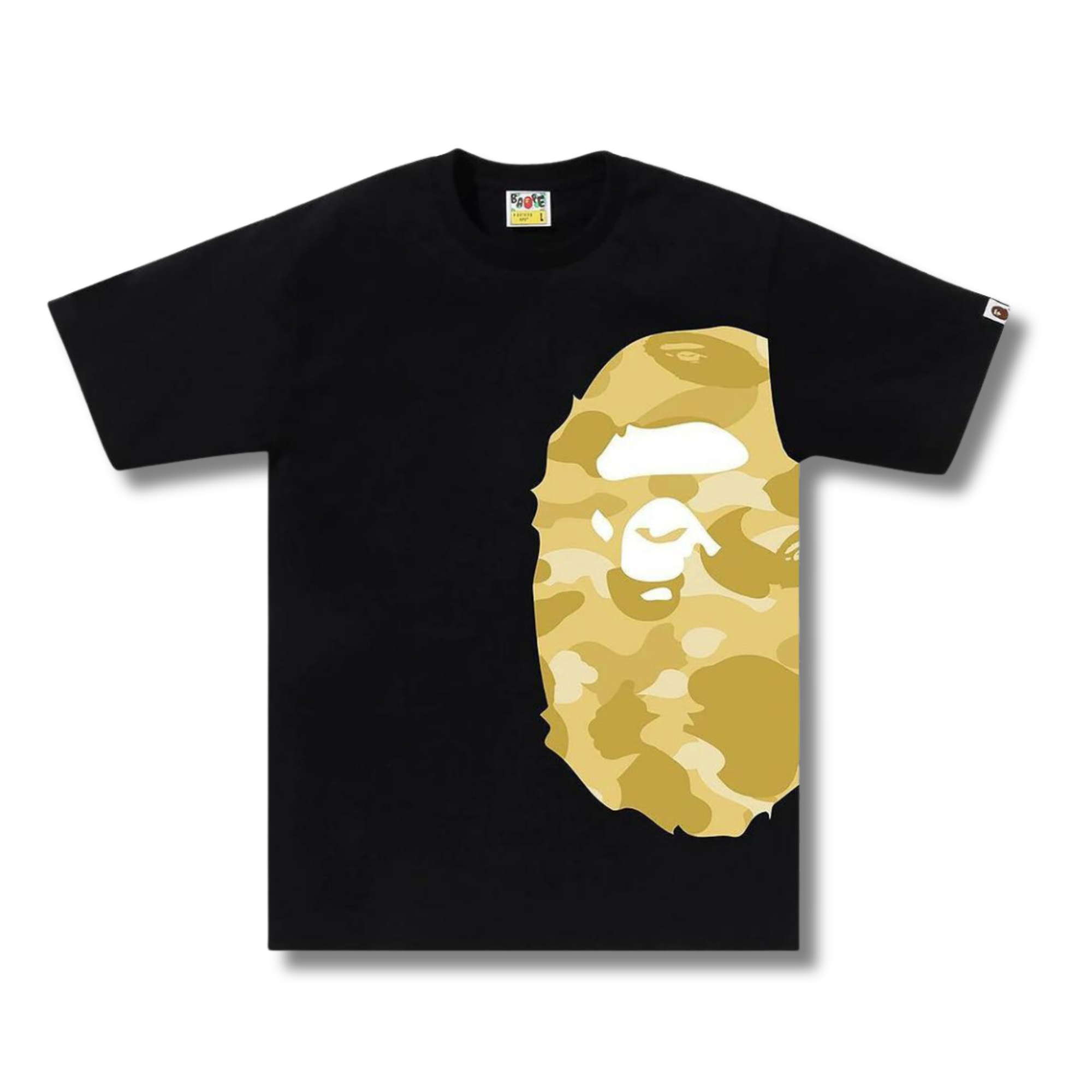 A BATHING APE COLOR CAMO SIDE BIG APE HEAD TEE