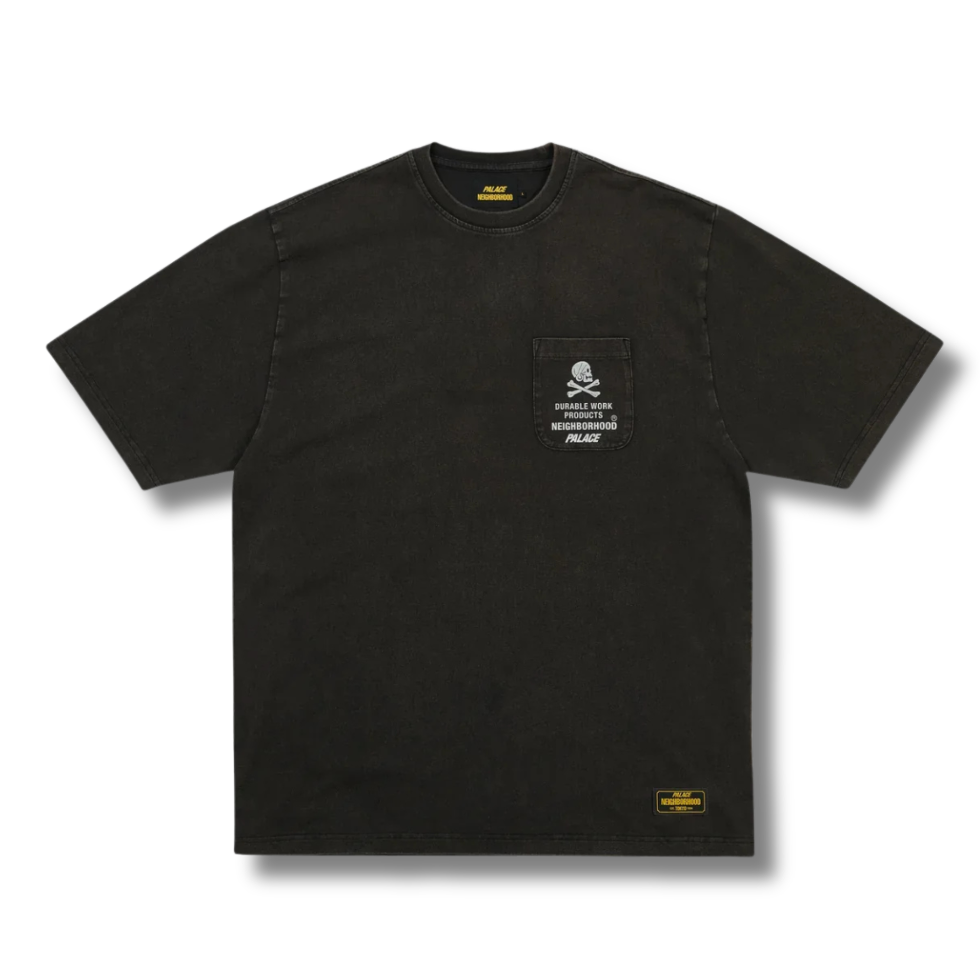 PALACE X NEIGHBORHOOD POCKET TEE / BLACK