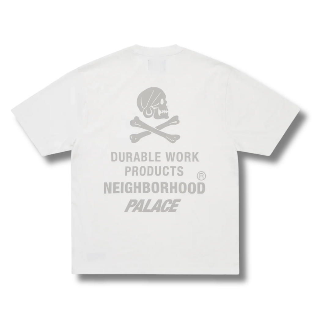 PALACE X NEIGHBORHOOD POCKET TEE / WHITE