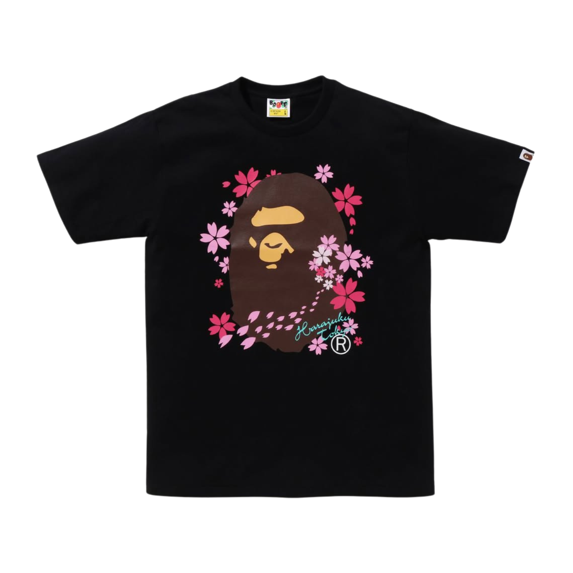 A BATHING APE SAKURA APE HEAD TEE