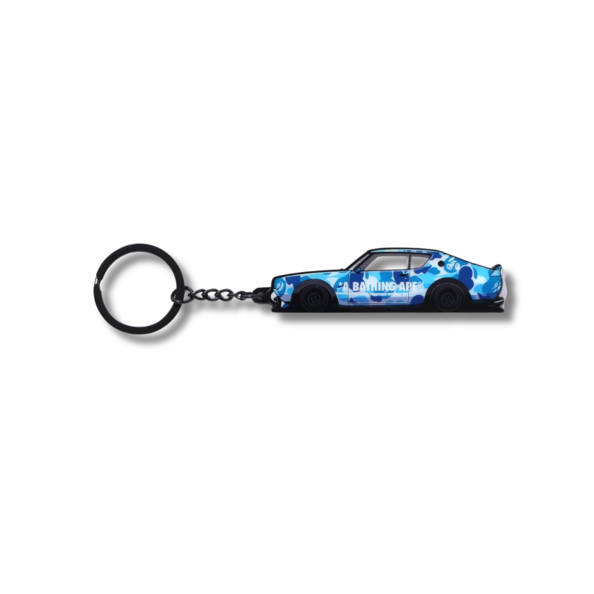 A BATHING APE X LIBERTY WALK ABC CAMO KEYCHAIN