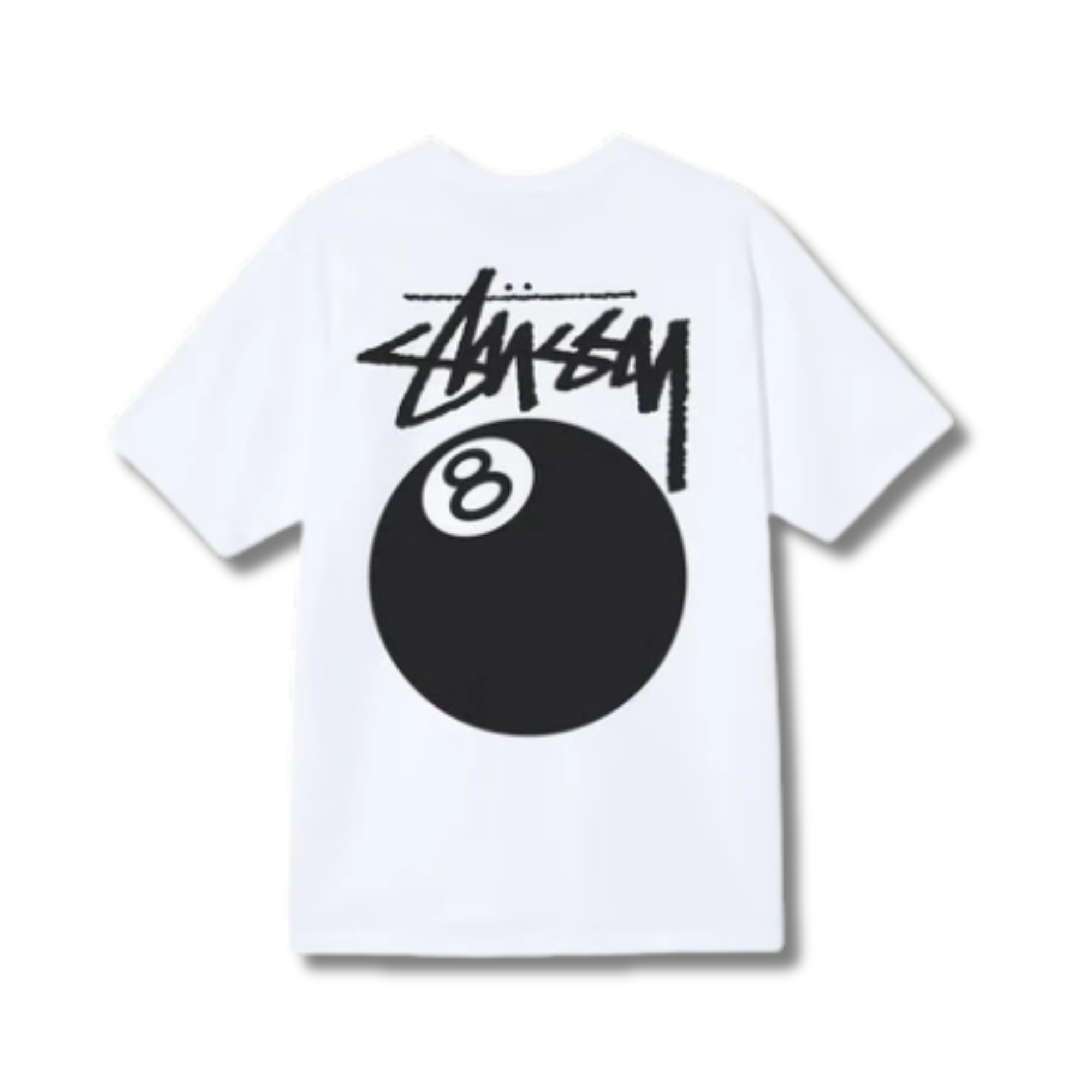 STUSSY 8 BALL TEE / WHITE