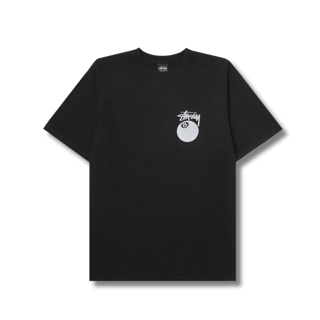 STUSSY 8 BALL TEE / BLACK