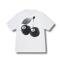 STUSSY CHERRIES TEE / WHITE