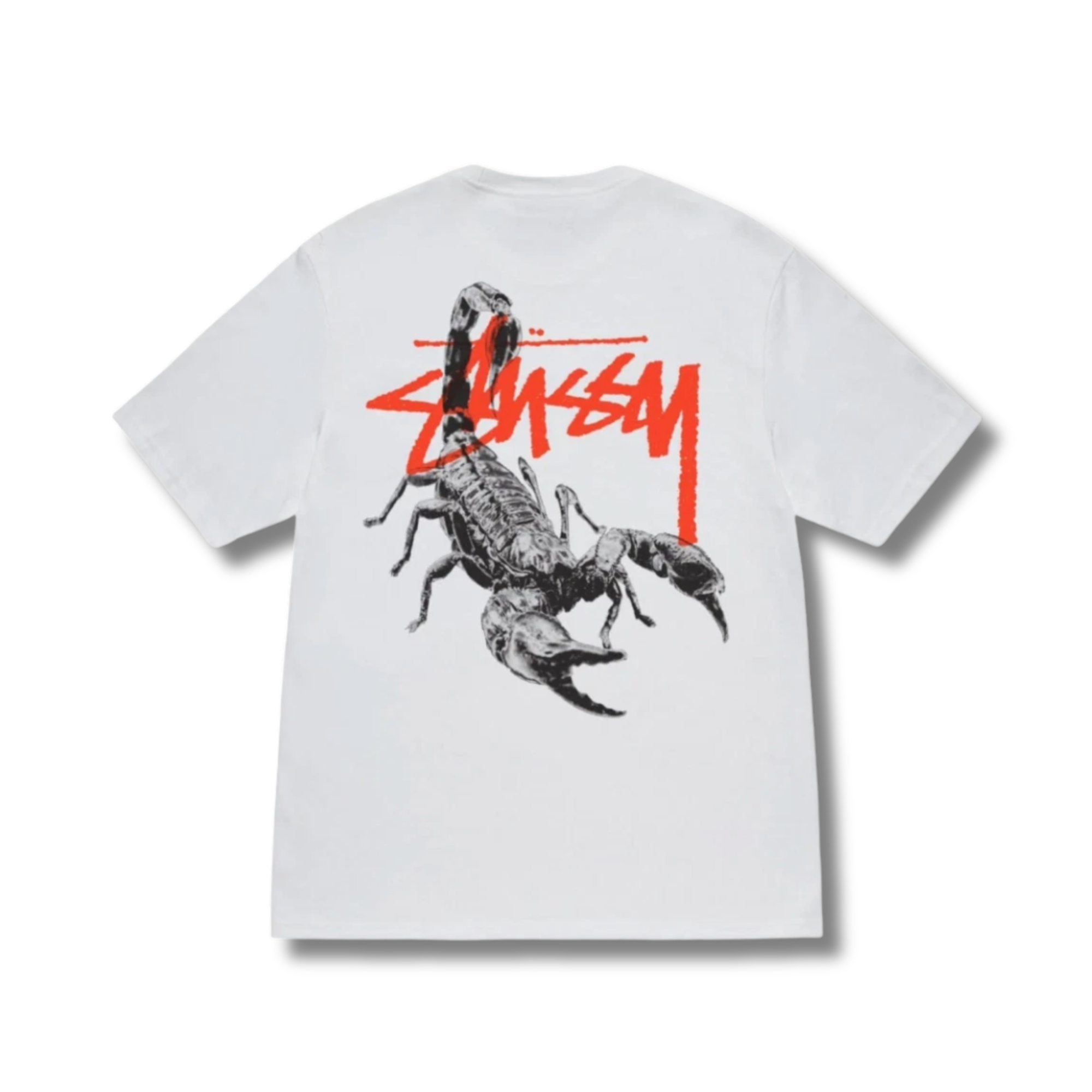 STUSSY SCORPION TEE / WHITE