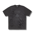 STUSSY SKULLS PIGMENT DYED / BLACK