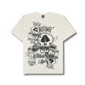 STUSSY SKULLS PIGMENT DYED / NATURAL