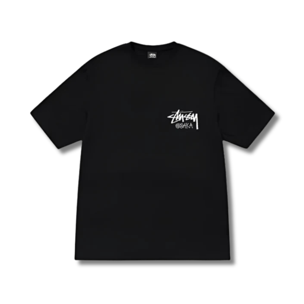 STUSSY STOCK OSAKA TEE / BLACK