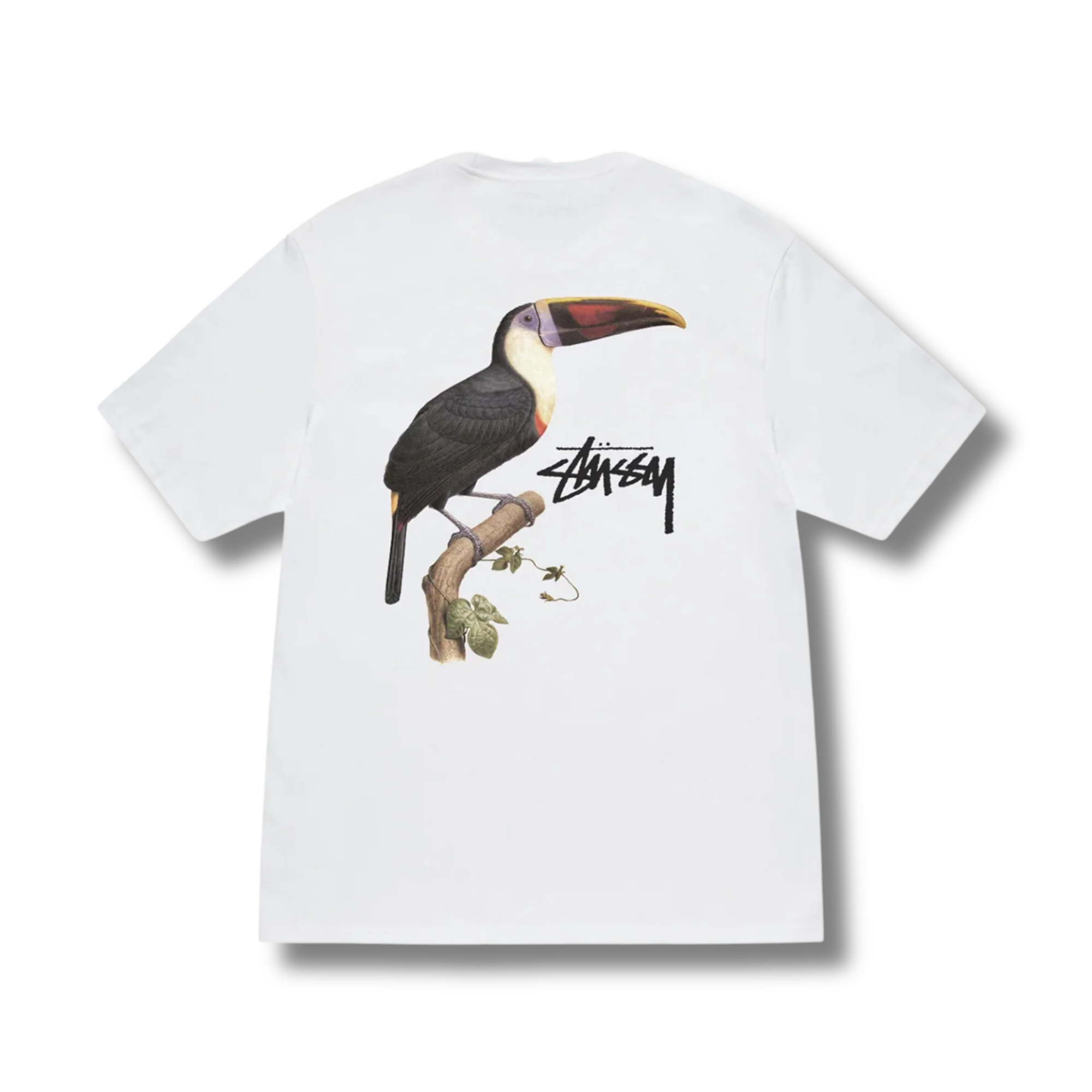 STUSSY TOUCAN TEE / WHITE