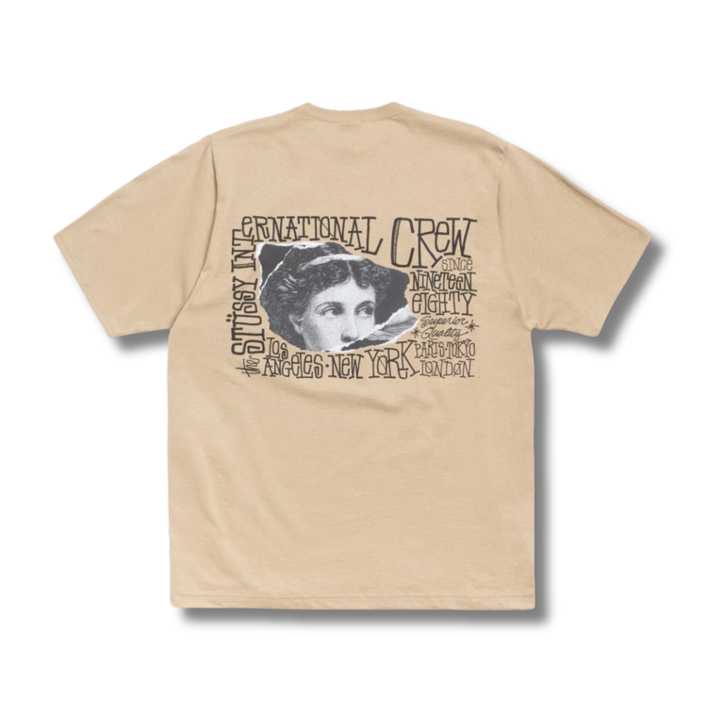 STUSSY VICTORIA TEE / KHAKI