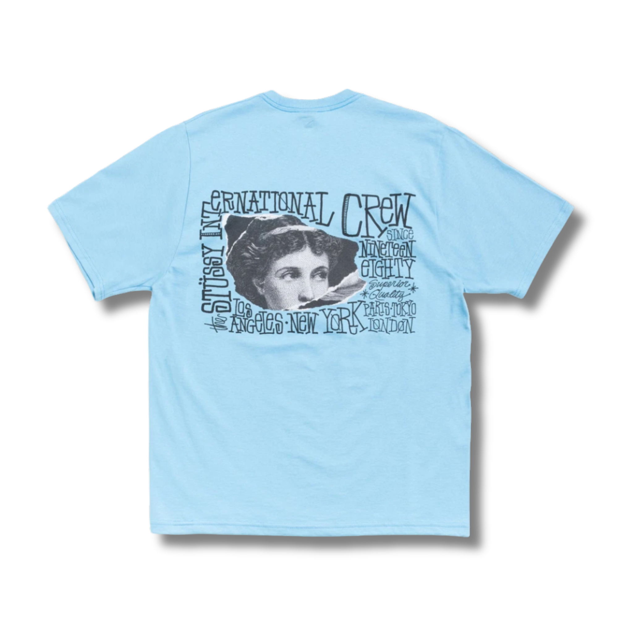 STUSSY VICTORIA TEE / SKY BLUE