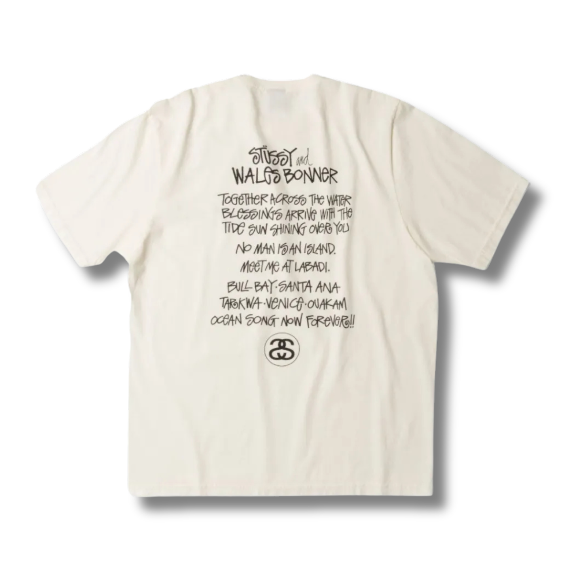 STUSSY X WALES BONNER OCEAN SONG TEE