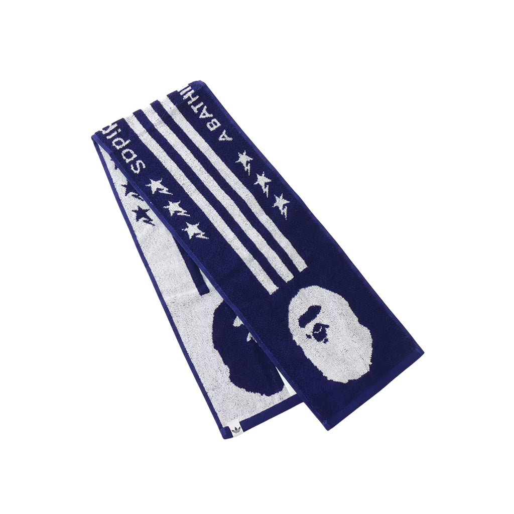 BAPE X ADIDAS FB TOWEL JAPAN BLUE