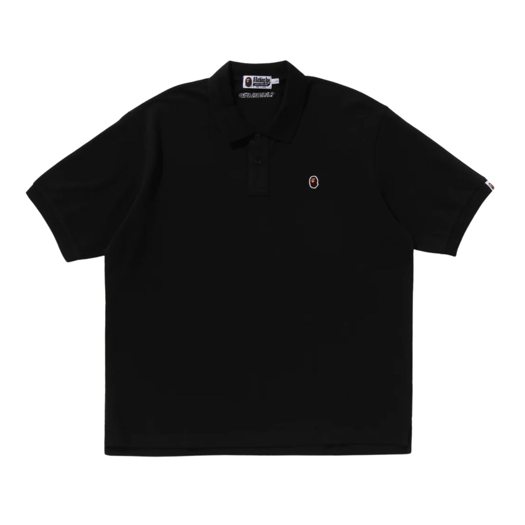 A BATHING APE ONE POINT RELAXED FIT POLO SHIRT