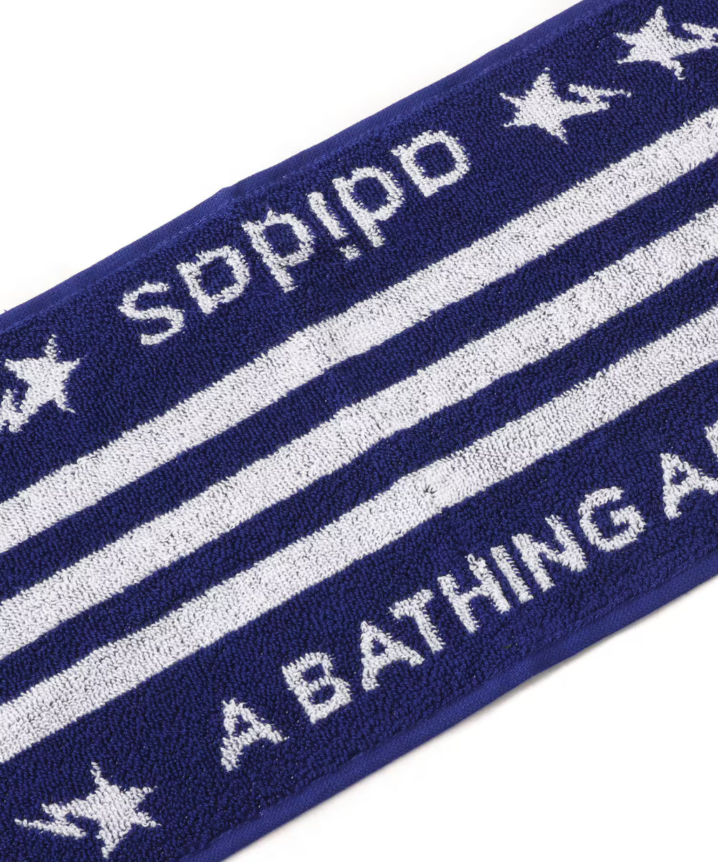 BAPE X ADIDAS FB TOWEL JAPAN BLUE