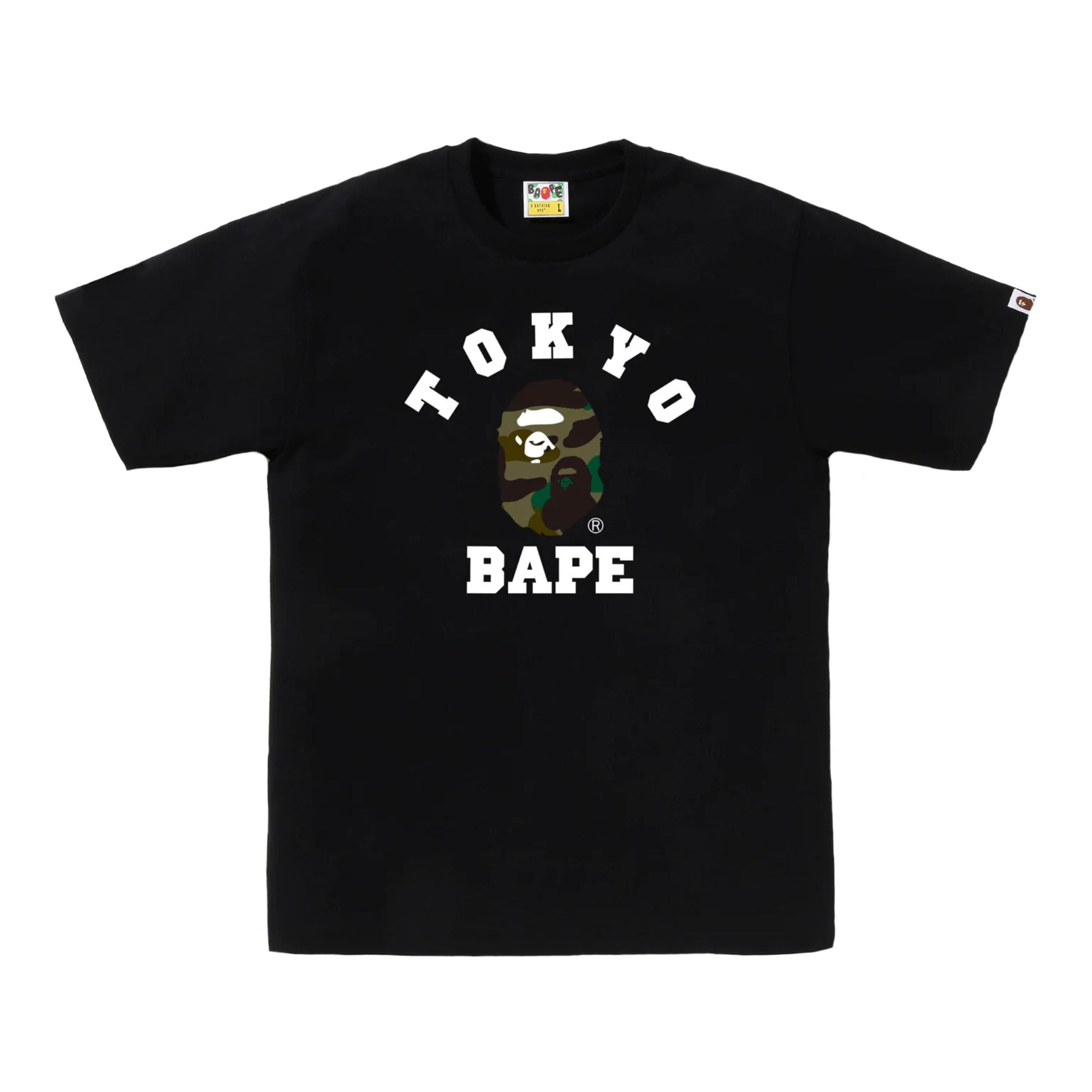 A BATHING APE 1ST CAMO TOKYO COLLEGE TEE