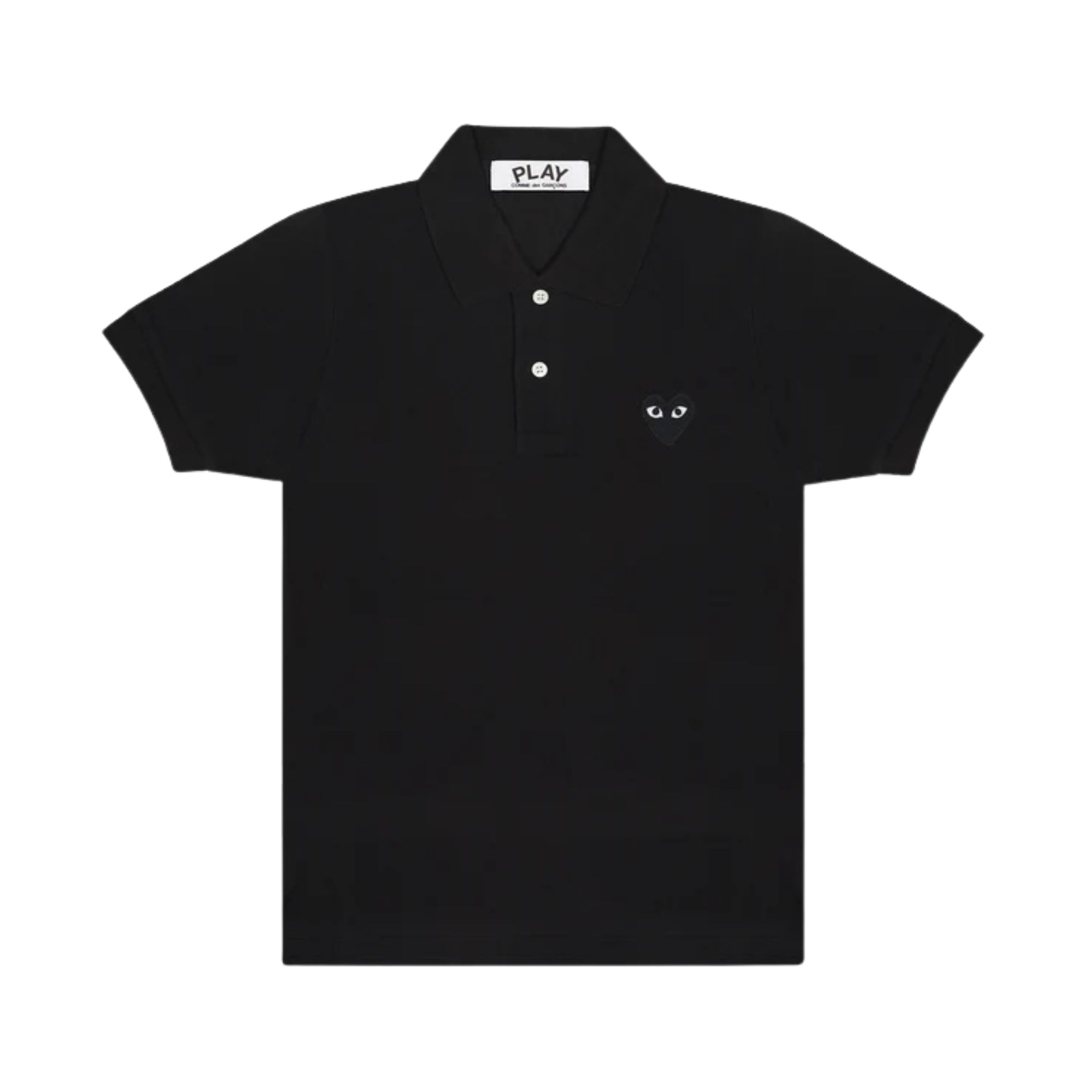 COMME DES GARCONS BLACK HEART POLO SHIRT