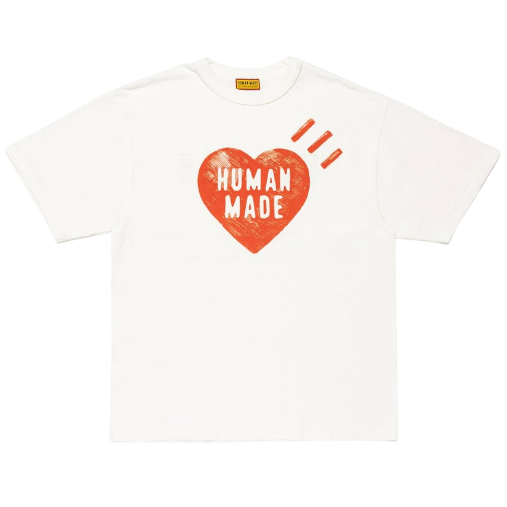 HUMAN MADE DRY OLDS RED HEART GRAPHIC TEE
