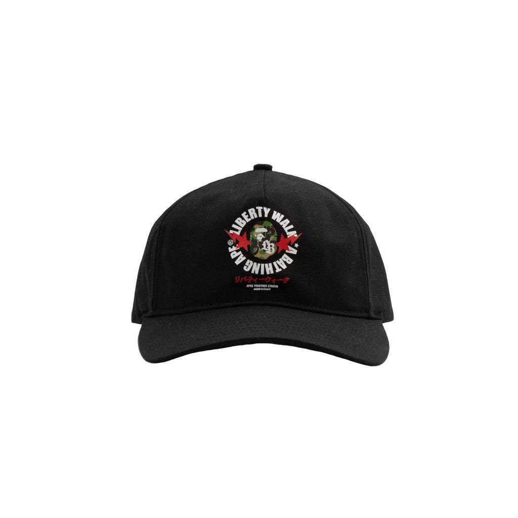 A BATHING APE X LIBERTY WALK ABC CAMO APE HEAD CAP
