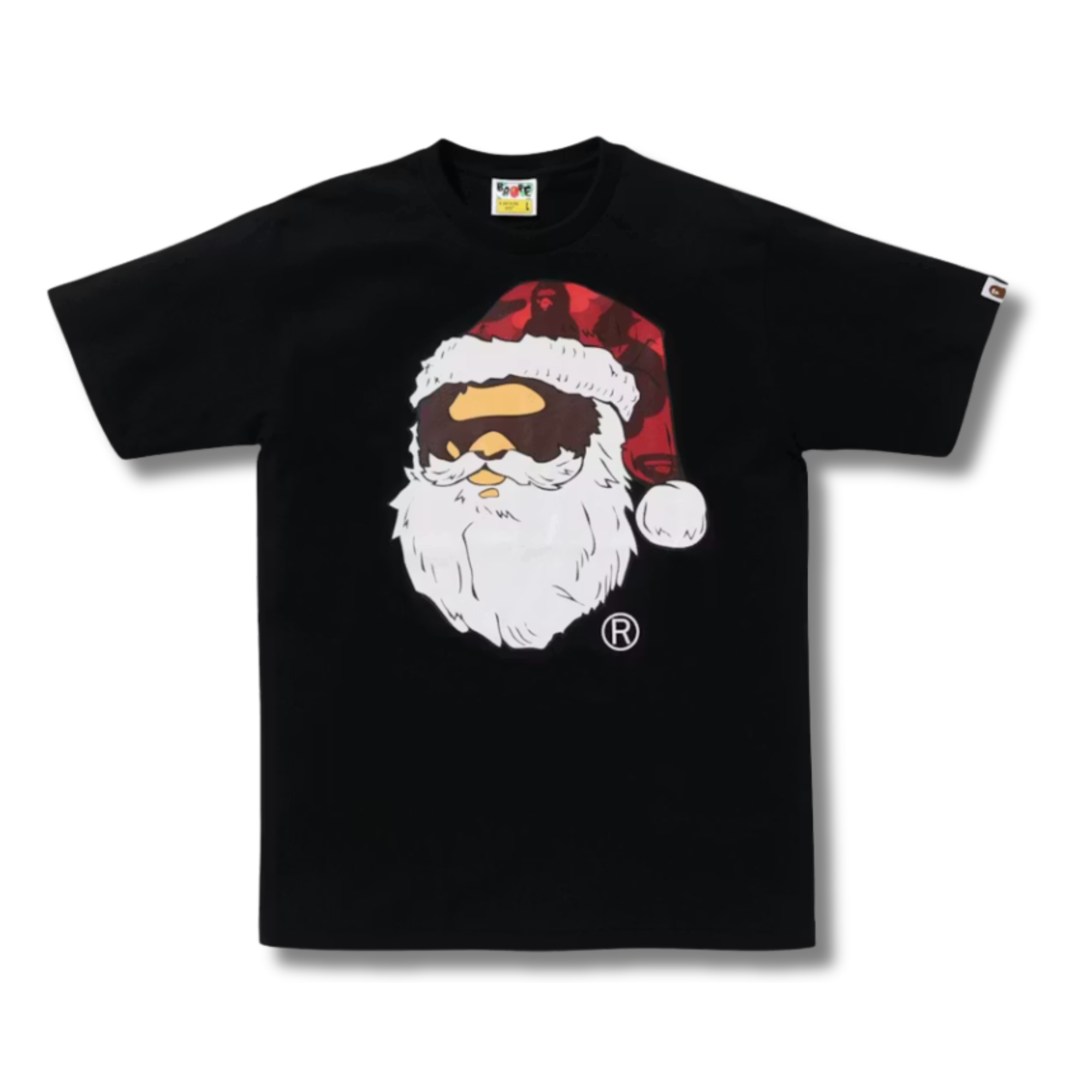 A BATHING APE CHRISTMAS APE HEAD TEE