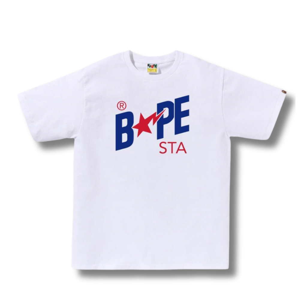 A BATHING APE COLORS BAPE STA TEE / WHITE