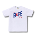 A BATHING APE COLORS BAPE STA TEE / WHITE