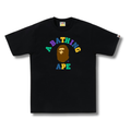 A BATHING APE COLORS COLLEGE TEE